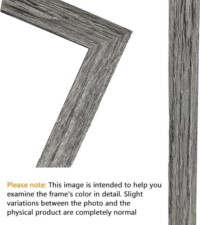 SESEAT Picture Frames Collage, Gallery Wall Frame Set with 11x14 8x10 5x7 4x6 Frames in Grey Finishes, Set of 10