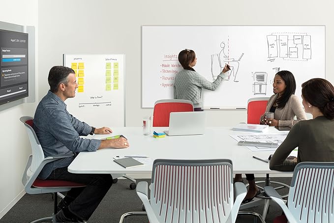 Steelcase Cobi Office Chair: Arms with Soft Arm Caps, Near Black Frame, and Concord Fabric with Standard Carpet Casters