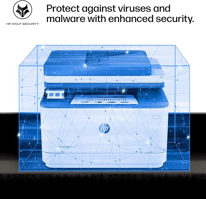 HP LaserJet Pro MFP 3101sdw Wireless All-in-One Laser Printer, Office Printer, Duplex, Best-for-Small Teams (9D2X4F)