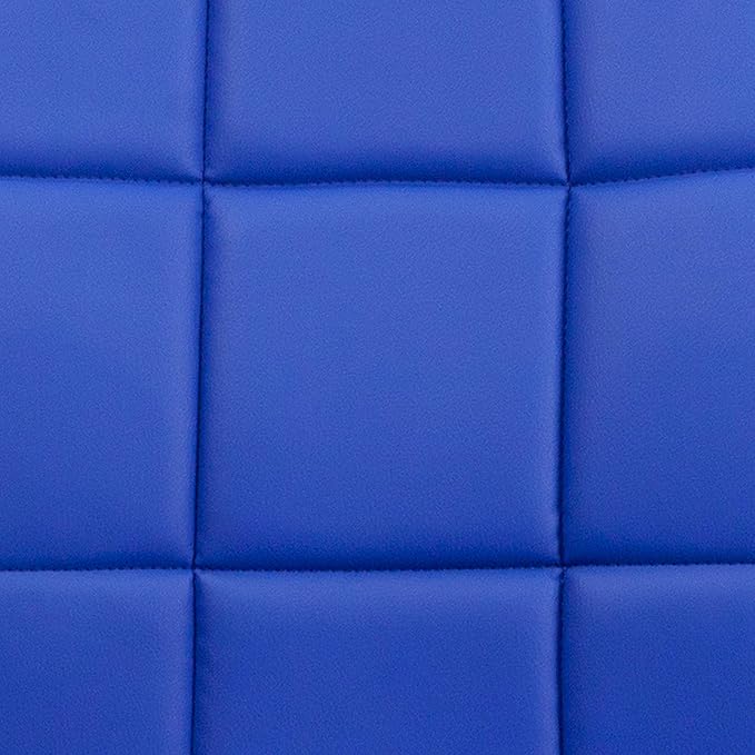 Flash Furniture Clayton Mid-Back Blue Quilted Vinyl Swivel Task Office Chair