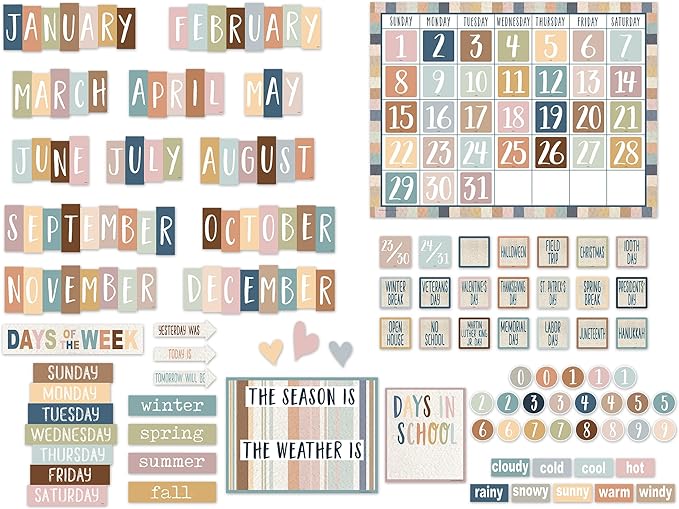 Teacher Created Resources Everyone is Welcome Calendar Classroom Bulletin Board Decor (TCR7119)