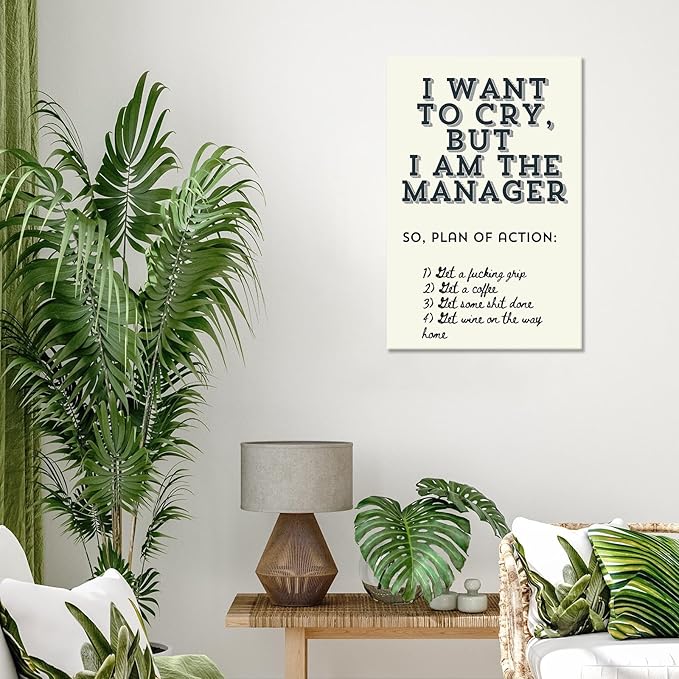 Trendy Motivational Positive Quotes Canvas Poster Work Motivation Hustle Inspiring Sign Prints Painting Funky Motivational Quotes Wall Art For Office Living Room Wall Decor 8x12in Framed