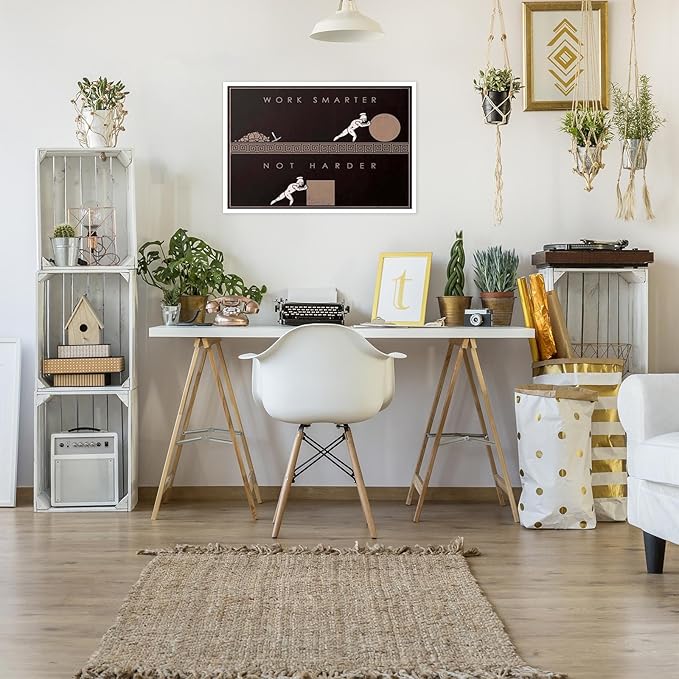 Modern Inspirational Pictures Wall Decor Artwork Entrepreneurial Motivational Quotes Canvas Posters Creative Black Posters Prints Painting For Office Living Room Wall Art Decor 24x36in Unframed