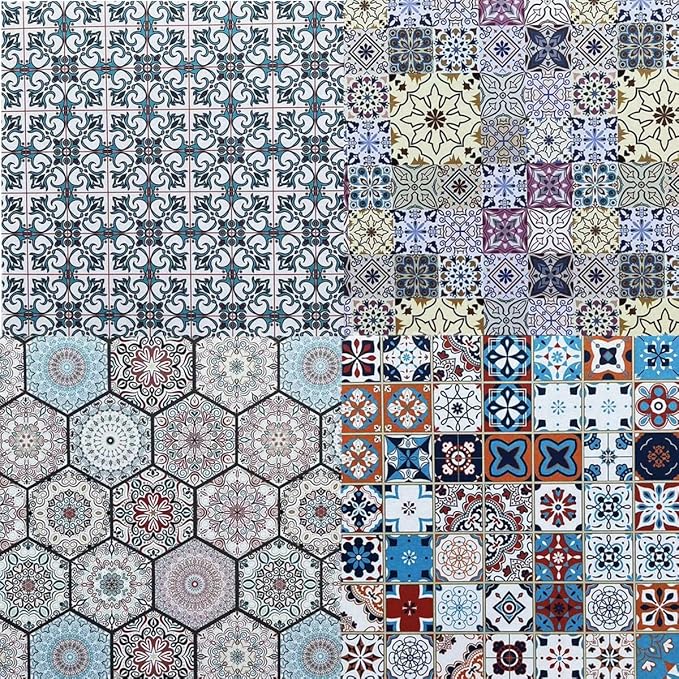 Groovy Boho Tribal Scrapbook Pad – 24 Bohemian Sheets for Scrapbooking, Junk Journals, Collage, Decoupage, Card Making & Mixed Media, 6x6 Single-Sided Craft Paper