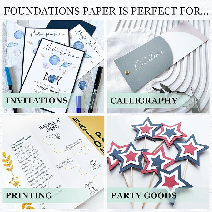 Cardstock Warehouse Foundations 100% Recycled Paver Red Burgundy Cardstock Paper - 25 Sheets 8.5 x 11” - 100 Lb/270 GSM Premium Red Card Stock for Card Making Laser Inkjet Printing & DIY Projects