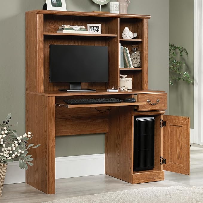 Sauder Orchard Hills Computer Desk, Carolina Oak finish