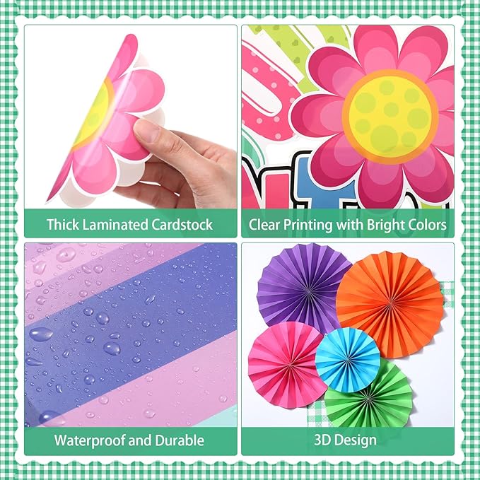 Containlol 3D Spring Reading Bulletin Board Decorations Set for Classroom Book Shelf Butterfly Flower Read Bulletin Board Border Cutouts Back to Preschool Library Chalkboard Wall Office Decor Supplies