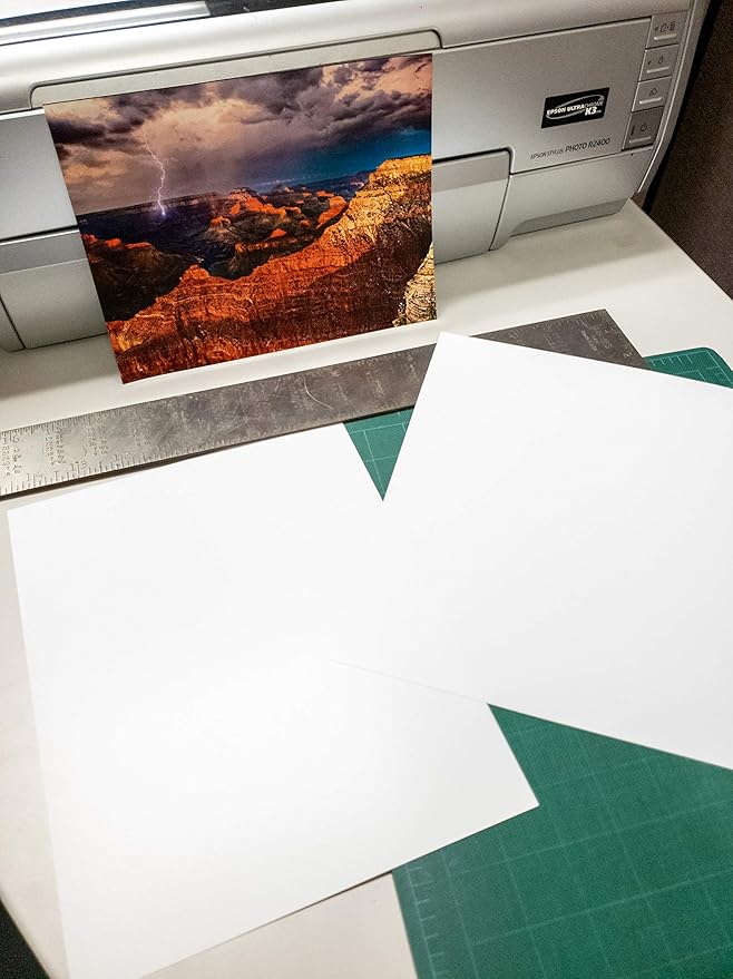 5" X 7" Smooth Fine Art Archive Bright White Double Sided Inkjet - 50 Sheets