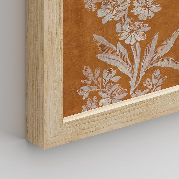 SIGNWIN Framed Poster Wall Art Set of Floral Botanical Flower Landscapes for Living Room, Bedroom, Office - 11"x14"x 8 Natural