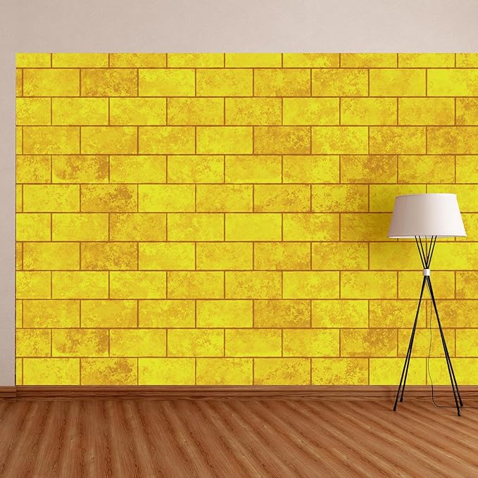 Tenceur Bulletin Board Paper 24 Inch x 100ft Fade Resistant Paper Roll for Classroom Decor (Yellow Brick)