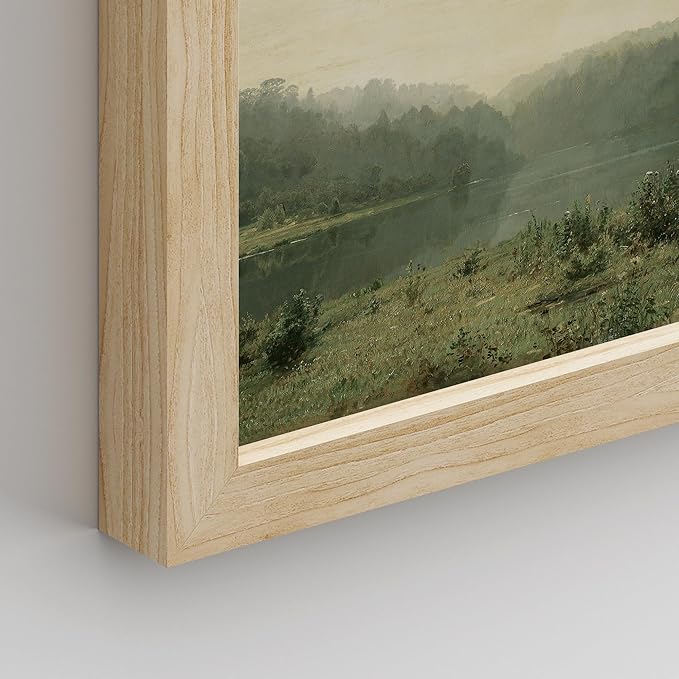 SIGNWIN Framed Poster Wall Art Set of Vintage Landscape, Sketches Art, Rustic Framhouse Decor for Living Room, Bedroom, Office - 12"x16"x 8 Natural