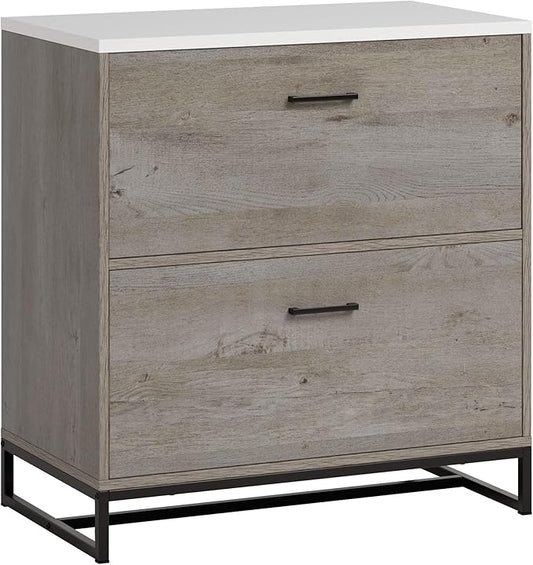 Sauder Tremont Row 2-Drawer Lateral File Cabinet, Mystic Oak Finish