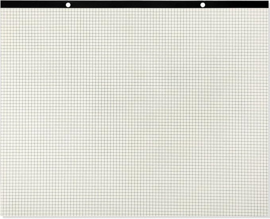 Fainne Large Engineering Graph Paper Pad 22''x17'' Landscape 4" x 4"Grid Pad Giant Drafting Sketching Graph Paper for Engineer Architect Designer Mathematician Draftsman(Beige and Black)