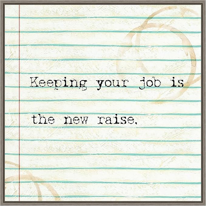 Amanti Art Framed Canvas Wall Art 22x22 Office Snark III by Studio W, Framed Wall Art Canvas, Humor Artwork, Country Rustic Decor, Medium Poster Painting for Living Room, Bedroom, Bathroom, Kitchen,