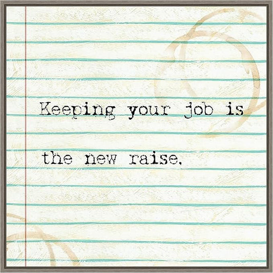Amanti Art Framed Canvas Wall Art 22x22 Office Snark III by Studio W, Framed Wall Art Canvas, Humor Artwork, Country Rustic Decor, Medium Poster Painting for Living Room, Bedroom, Bathroom, Kitchen,