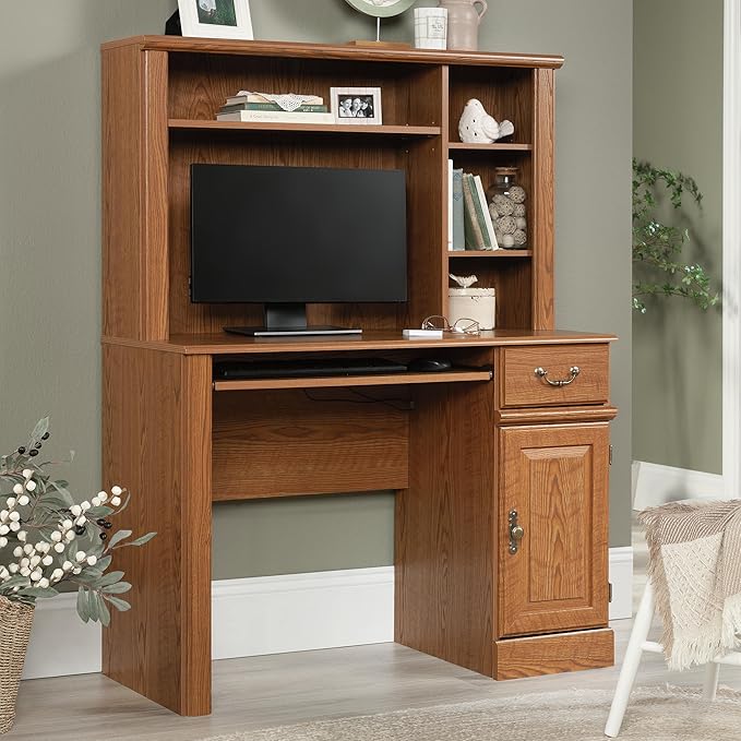 Sauder Orchard Hills Computer Desk, Carolina Oak finish