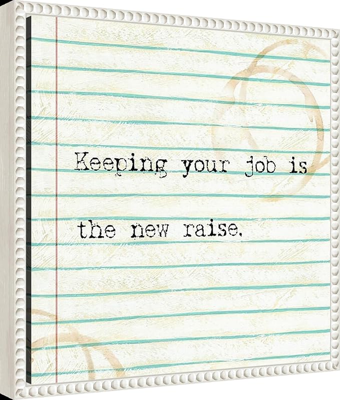 Amanti Art Framed Canvas Wall Art 16x16 Office Snark III by Studio W, Framed Wall Art Canvas, Humor Artwork, Traditional Decor, Small Poster Painting for Living Room, Bedroom, Bathroom, Kitchen,