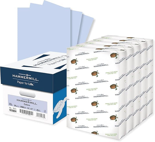 Hammermill Colored Paper, 20 lb Orchid Printer Paper, 11 x 17 - Made in the USA, Pastel Paper, 103804C - 5 Ream (2,500 Sheets)
