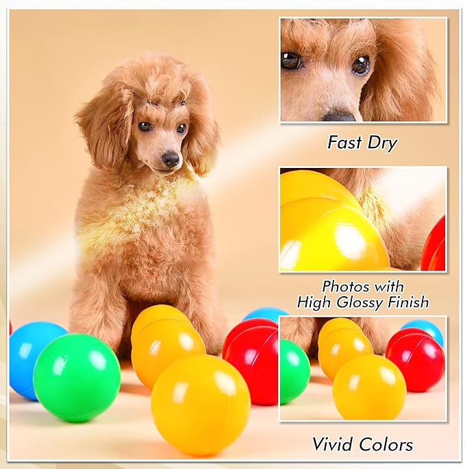 Koala Glossy Inkjet Photo Paper Thick 4X6 Inches 100 Sheets 54lb Picture Paper for Inkjet Printer Use DYE INK 200gsm