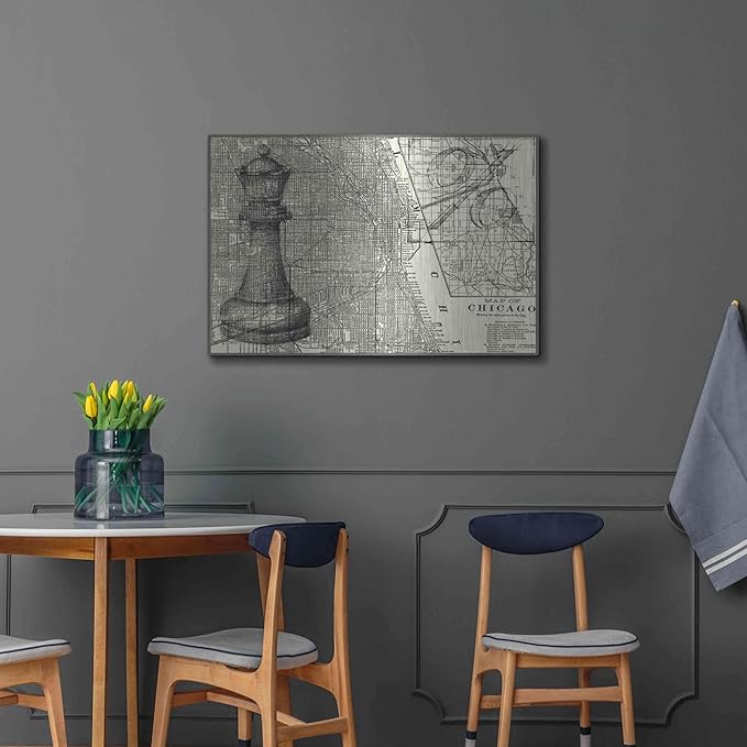 'Office Sketches Collection E' by Ethan Harper Metal Wall Art, 36"x24"