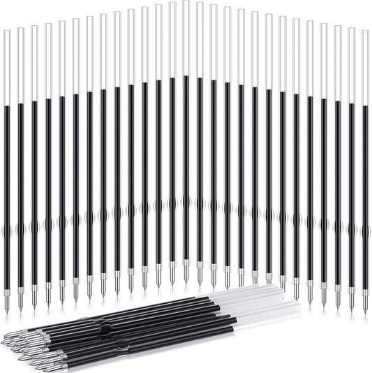 Outus 60 Pcs 0.7 mm Blue Retractable Pen Refills Bulk 4.2inch Replacement Ballpoint Ink Pen Refills for Click Ball Point Pens School Office Supplies