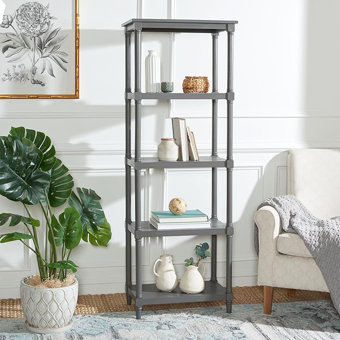 Safavieh American Homes Collection Odessa Grey 5 Tier Bookcase