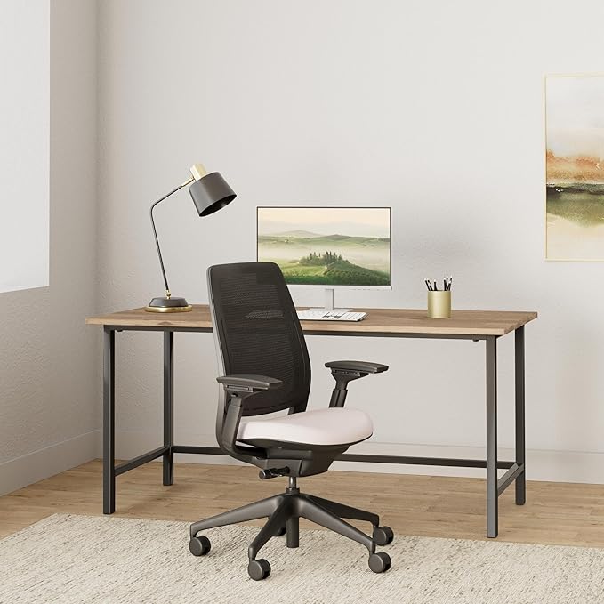 Steelcase Series 2 Office Chair, Air Back, Carpet Casters, Era Fabric (Truffle)