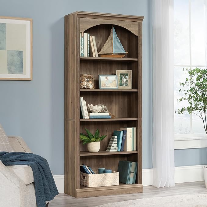 Sauder Miscellaneous Storage Bookcase, Salt Oak Finish