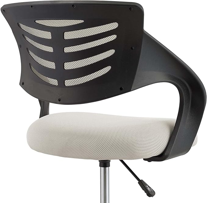 Modway Thrive Drafting Chair - Tall Office Chair for Adjustable Standing Desks in Gray