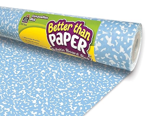 Teacher Created Resources Composition Blue Better Than Paper® Bulletin Board Roll (TCR77604)