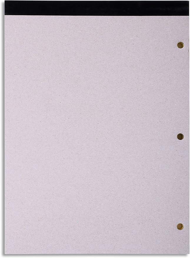 Mintra Office White Legal Pads – Ruled Notepads and Micro-Perforated Sheets, Ideal for Writing, Note-Taking & Creativity, Office, or Professional Use, Double Pad 3 pack, 8.5"x11" (Wide Ruled)