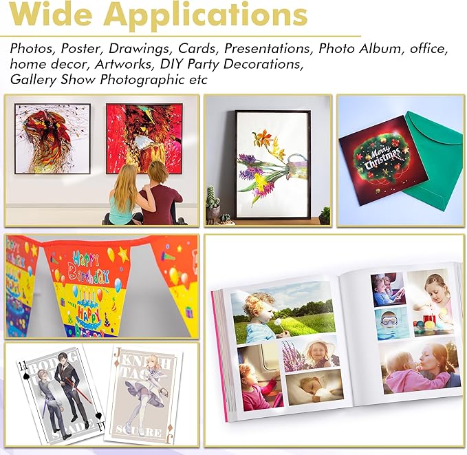 Koala Glossy Inkjet Photo Paper Thick 13X19 Inches 100 Sheets 54lb Picture Paper for Inkjet Printer Use DYE INK 200gsm