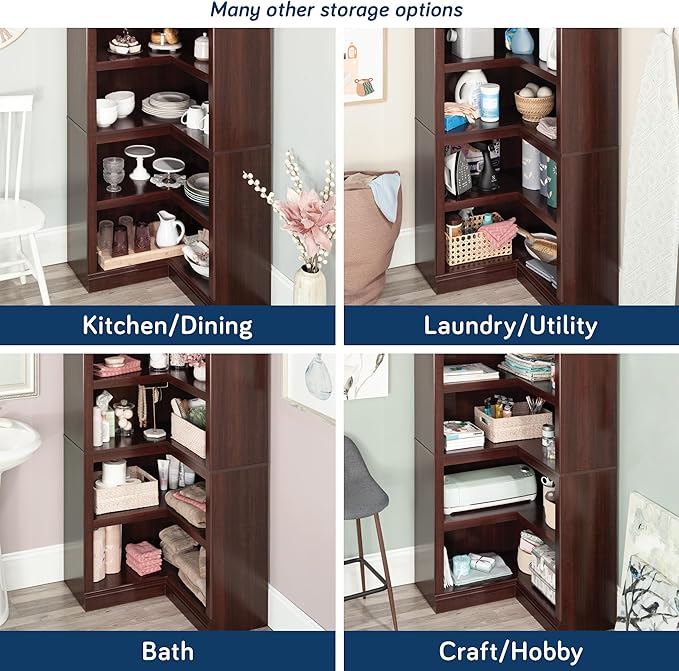 Sauder Miscellaneous Storage Bookcase, Select Cherry Finish