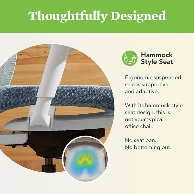 HON Nucleus Task Chair, Spectrum Mesh, Standard Synchro-Tilt Control, Office Chair with Lumbar Support, Height and Width Adjustable Arms, Titanium Frame, Linen