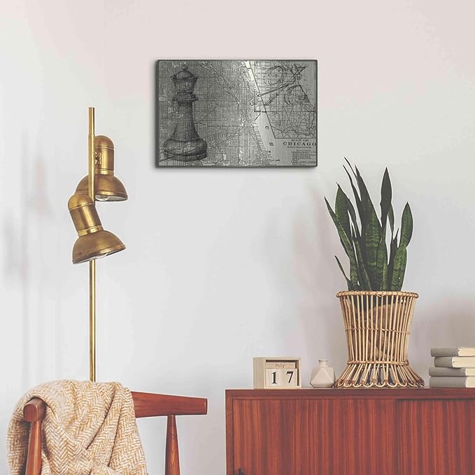 'Office Sketches Collection E' by Ethan Harper Metal Wall Art, 24"x16"