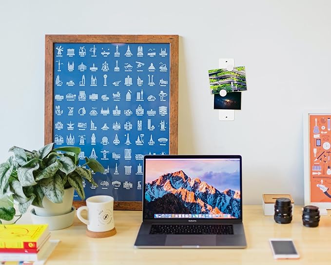 Three by Three Magnetic Strip Bulletin Board Long Wide – 12" x 3" Metal Organizer with Strong Magnets & Wall-Mounting Hardware for Home, Office, or Dorm (3 Pack) Matte White