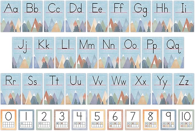 Teacher Created Resources Moving Mountains Alphabet Bulletin Board (TCR9170)