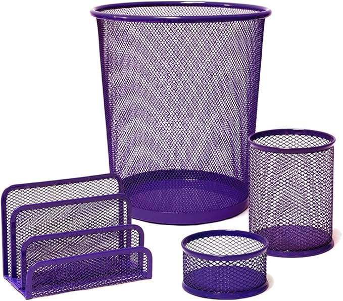 Plus Office cqu-3172-pu – Desktop Set, Purple