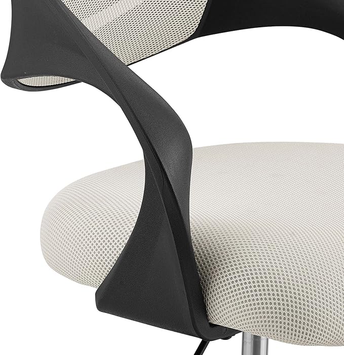 Modway Thrive Drafting Chair - Tall Office Chair for Adjustable Standing Desks in Gray