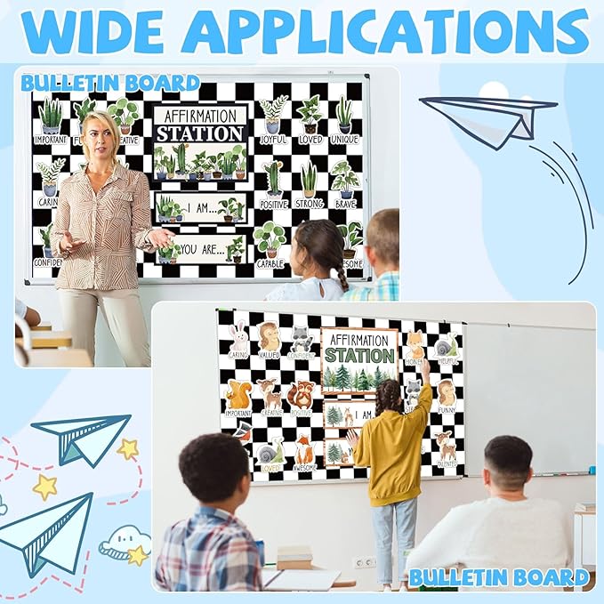 Black Checkered Bulletin Board Roll Reusable Waterproof Erasable Black White Retro Non-Woven Fabric Bulletin Board Roll Checkered Flag Poster for Teacher Classroom Decors Wrap Crafts 15.75" x40ft