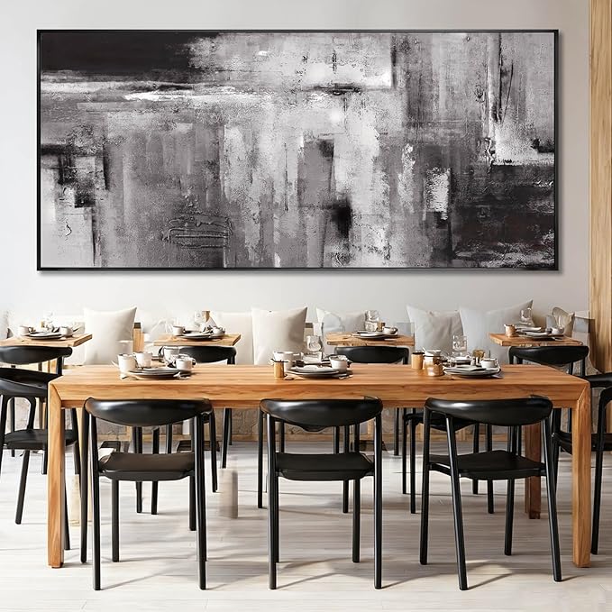 XIANSHOU Graffiti Wall Art Abstract Canvas Picture Contemporary Photo Prints 40"x86" Large Posters for Living Room Office Artwork
