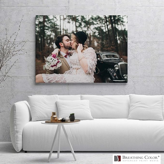 Premium Lyve Matte Canvas Paper Perfect For Use on Professional Makes and Models of Epson, Canon and HP printers preferred by Professionals. 19 mil textured Canvas offered in a 64 inch by 40 ft roll