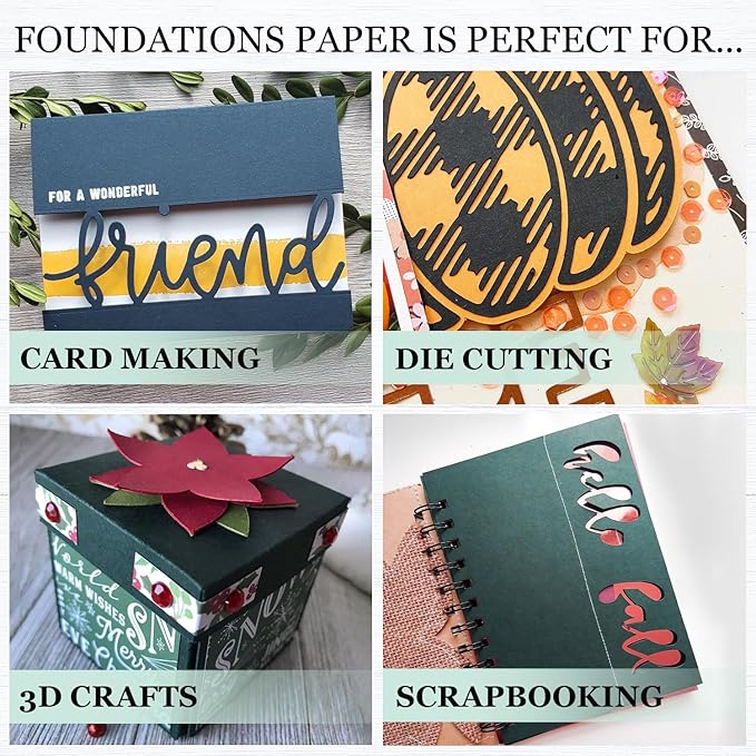 Cardstock Warehouse Foundations 100% Recycled Barely Gray Greige Cardstock Paper - 25 Sheets, 8.5 x 11" - 100 Lb/270 GSM Premium Gray Card Stock for Card Making, Laser, Inkjet Printing & DIY Projects