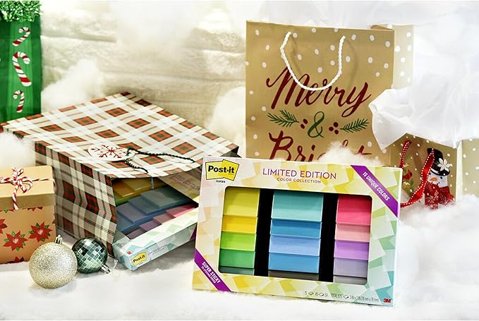 Post-it Super Sticky Notes, 15 Sticky Note Pads, 3 x 3 in, School Supplies, Office Products, Notes for Vertical Surfaces, Monitors, Walls and Windows, Assorted Colors