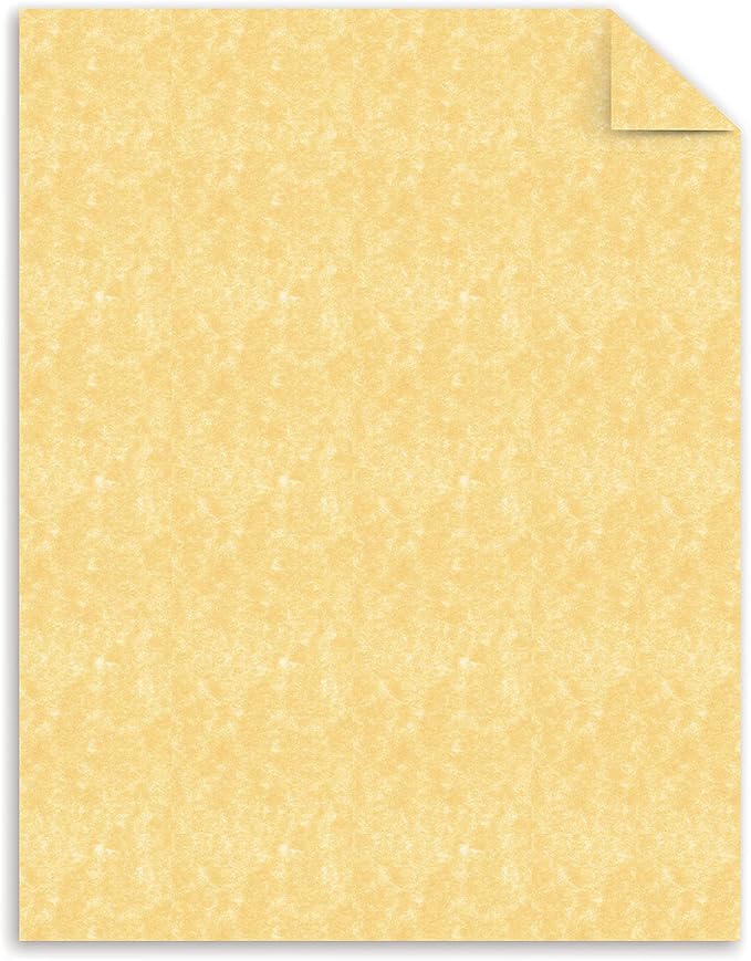 Southworth 994C Parchment Specialty Paper Gold 24 lb. 8 1/2 x 11 500/Box