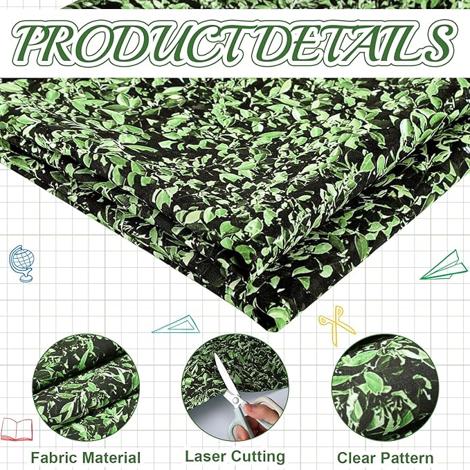 Bulletin Board Paper 48'' x 107'' Class Boards for Classroom Bulletin Boards Everyone is Welcome Classroom Board Decor Pillows Curtains Crafts(Greenery,1 Pc)