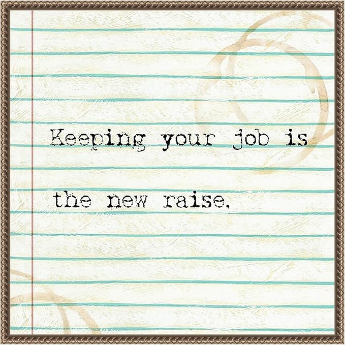 Amanti Art Framed Canvas Wall Art 22x22 Office Snark III by Studio W, Framed Wall Art Canvas, Humor Artwork, Traditional Decor, Medium Poster Painting for Living Room, Bedroom, Bathroom, Kitchen,