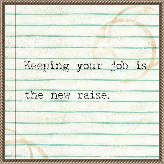 Amanti Art Framed Canvas Wall Art 22x22 Office Snark III by Studio W, Framed Wall Art Canvas, Humor Artwork, Traditional Decor, Medium Poster Painting for Living Room, Bedroom, Bathroom, Kitchen,