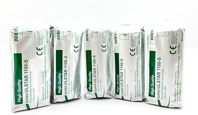 Thermal Paper for Video Printer ULSTAR-1100S (5 rolls per box) Sony UPP 110S equivalent for UPX898 and UPD898