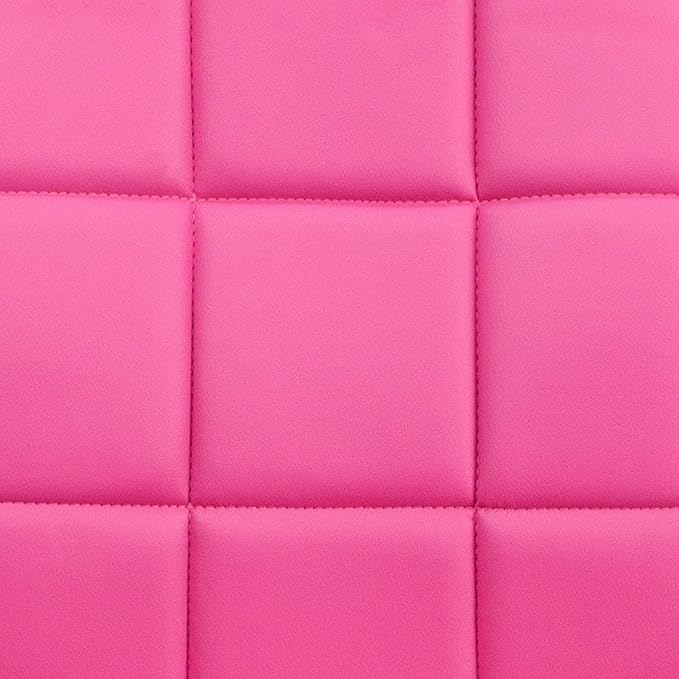 Flash Furniture Clayton Mid-Back Pink Quilted Vinyl Swivel Task Office Chair